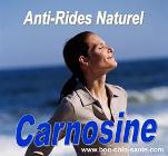 La carnosine: Le meilleur anti-rides et anti-âge naturel, sans danger et sans effet secondaire